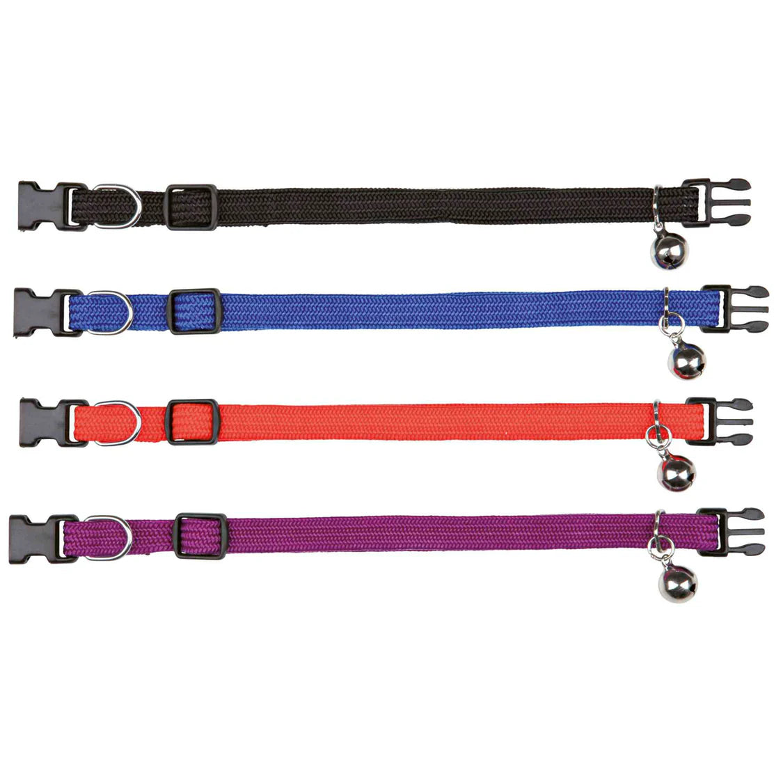 TRIXIE Katzenhalsband, Sicherheitshalsband, Cat Collar verschiedenen Farben, vollelastisches Gurtband