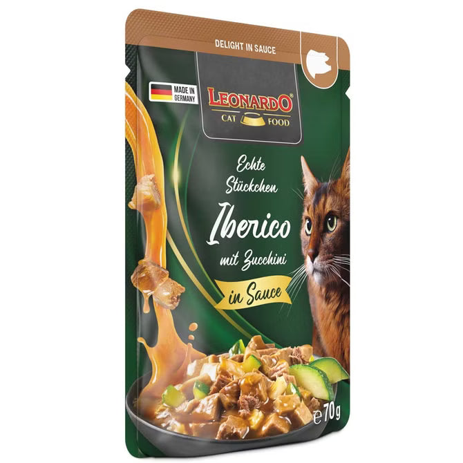 LEONARDO Delight in Sauce Iberico mit Zucchini 70 g