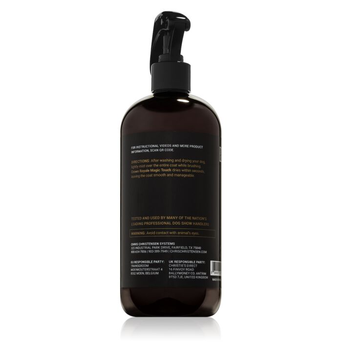 Crown Royale Magic Touch No.3 Grooming Spray Konzentrat, Ready-To-Use Grooming Spray 473 ml