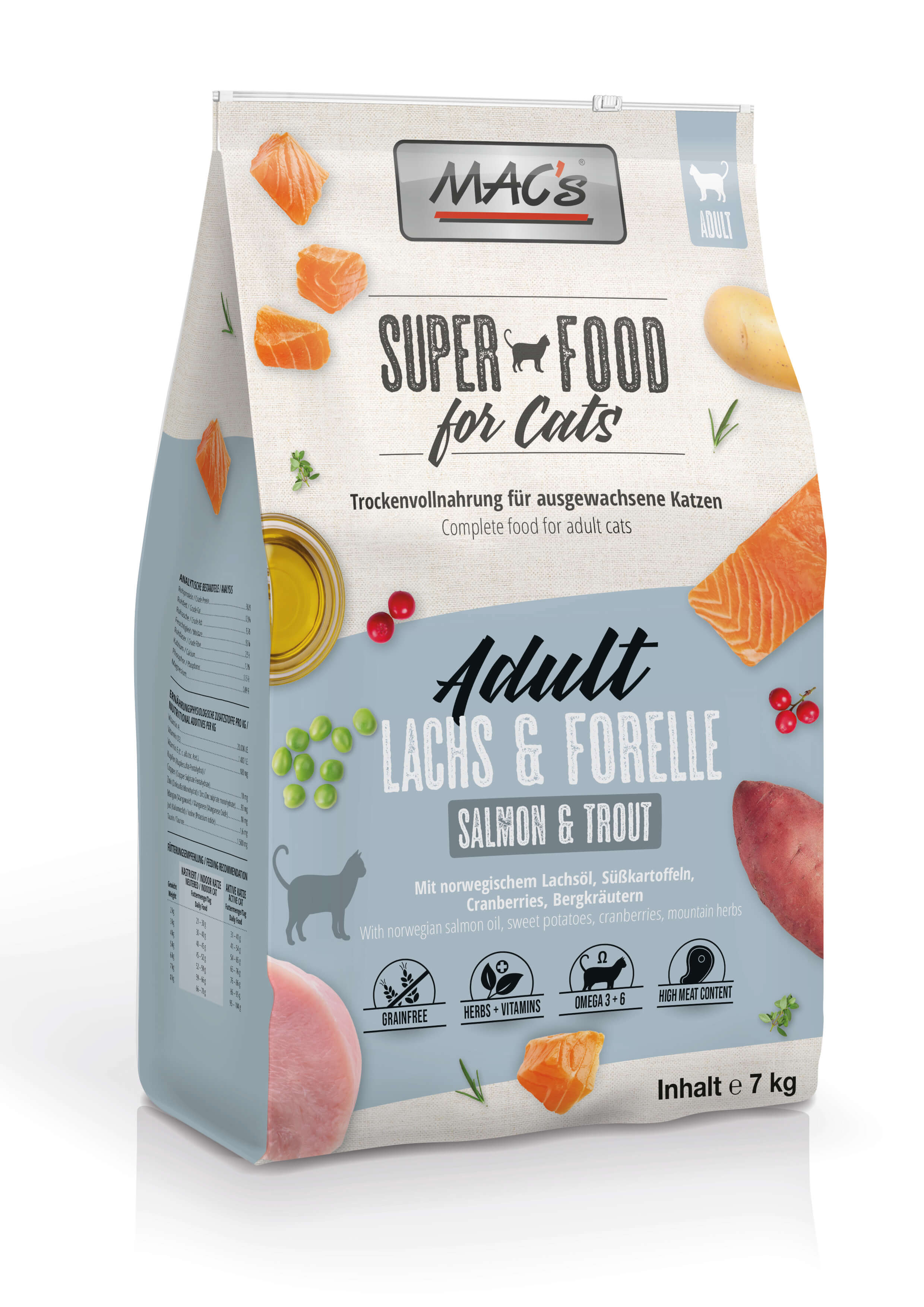 Mac's Cat Trockenfutter Lachs & Forelle