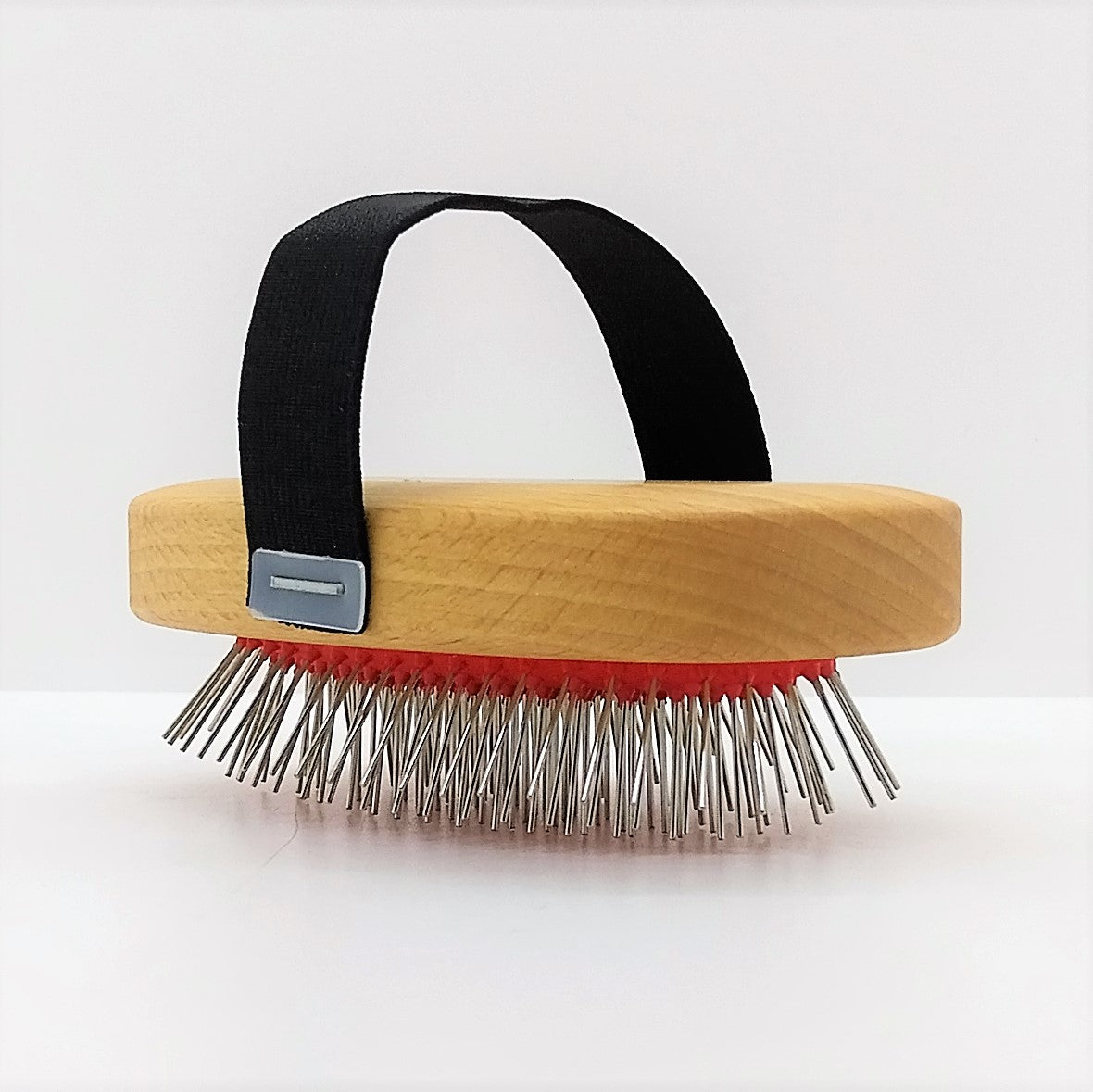 Keller Hundebürste klassisch - Mini-Striegel mit AIRLASTIC - Gummikissen