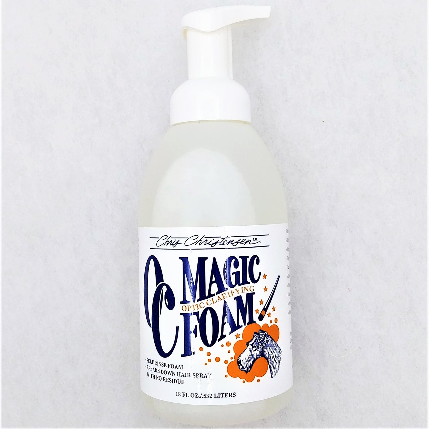 Chris Christensen OC Magic Foam Trocken-Shampoo-Schaum, optischer Aufheller, Cleaner, 532ml