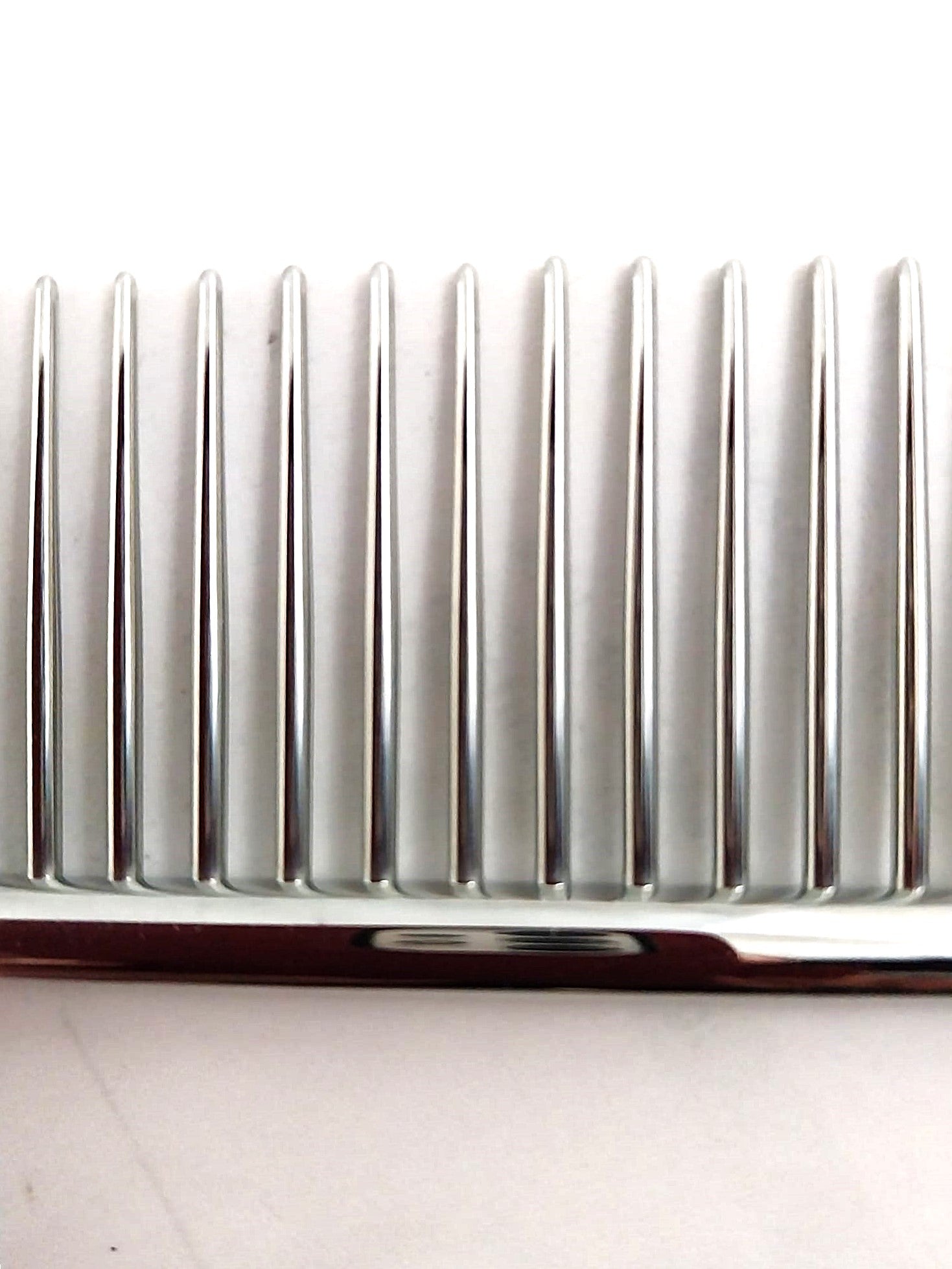 HPP Kombinationskamm P12, Metallkamm Grob/Medium verstärkte Pins Hundekamm, Katzenkamm