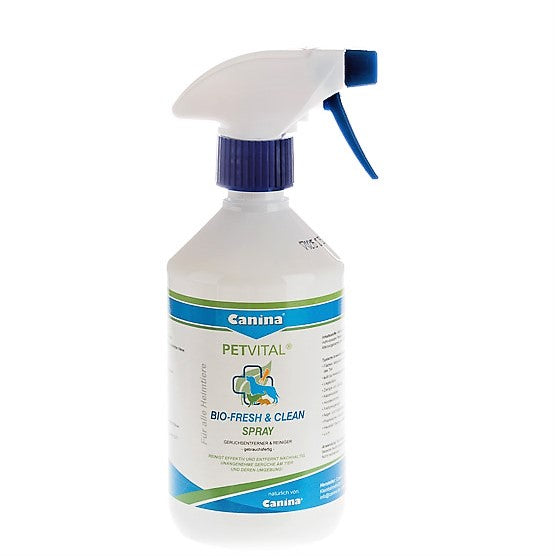 Canina Petvital Bio Fresh & Clean, Konzentrat für das Wischwasser und anwendungsbereit als Spray