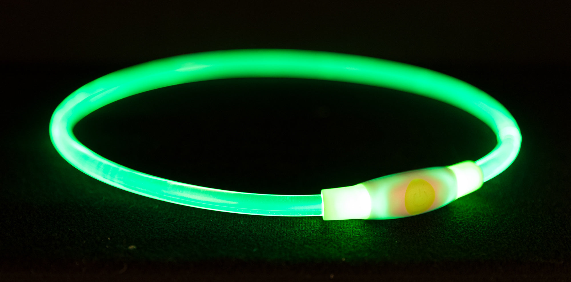 Trixie Flash Leuchtring, Hunde-Leuchthalsband mit USB-Anschluss, bis zu 8 Stunden Dauerlicht