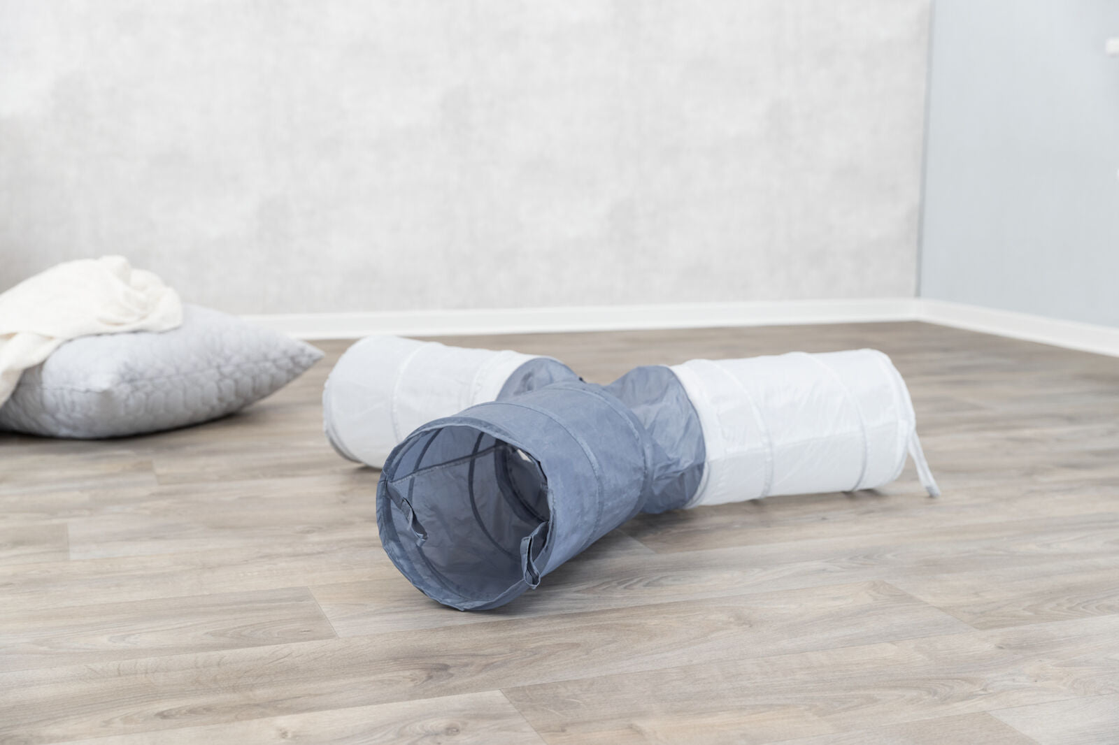 Trixie Spieltunnel Langlebiges Nylon, stabiler Spiralfederrahmen, für Katzen und Welpen