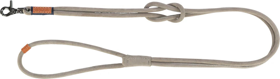 TRIXIE BE NORDIC Leine – Veloursleder, rundgenäht, Trigger Hook