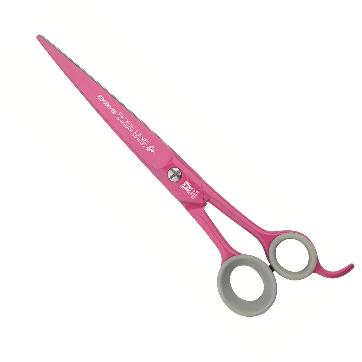 Rose Line 88080 / 88081 Grooming-Schere 8,25" mit Fingerhaken – Satin, Magenta, Purple oder Gold