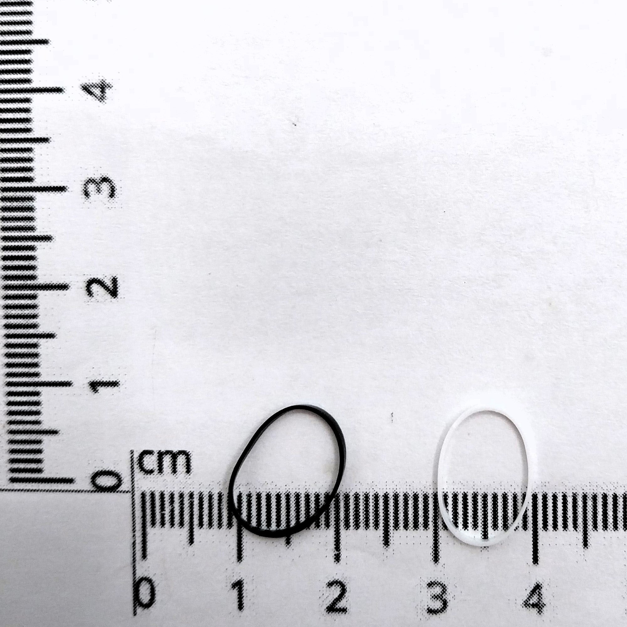 Haargummis in verschiedenen Farben, dünn und sehr flexibel, Ø 1cm, ca. 250 Stück