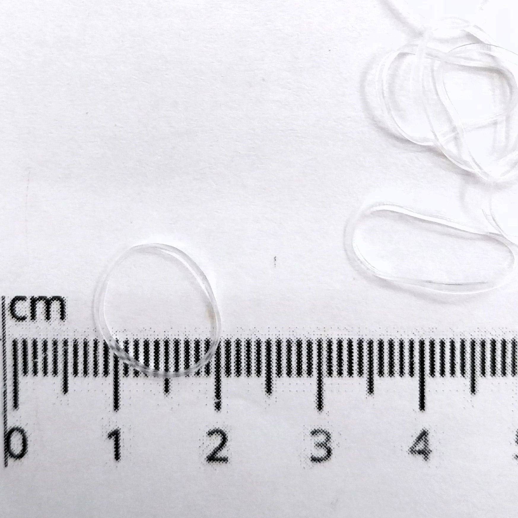 Haargummis in verschiedenen Farben, dünn und sehr flexibel, Ø 1cm, ca. 250 Stück