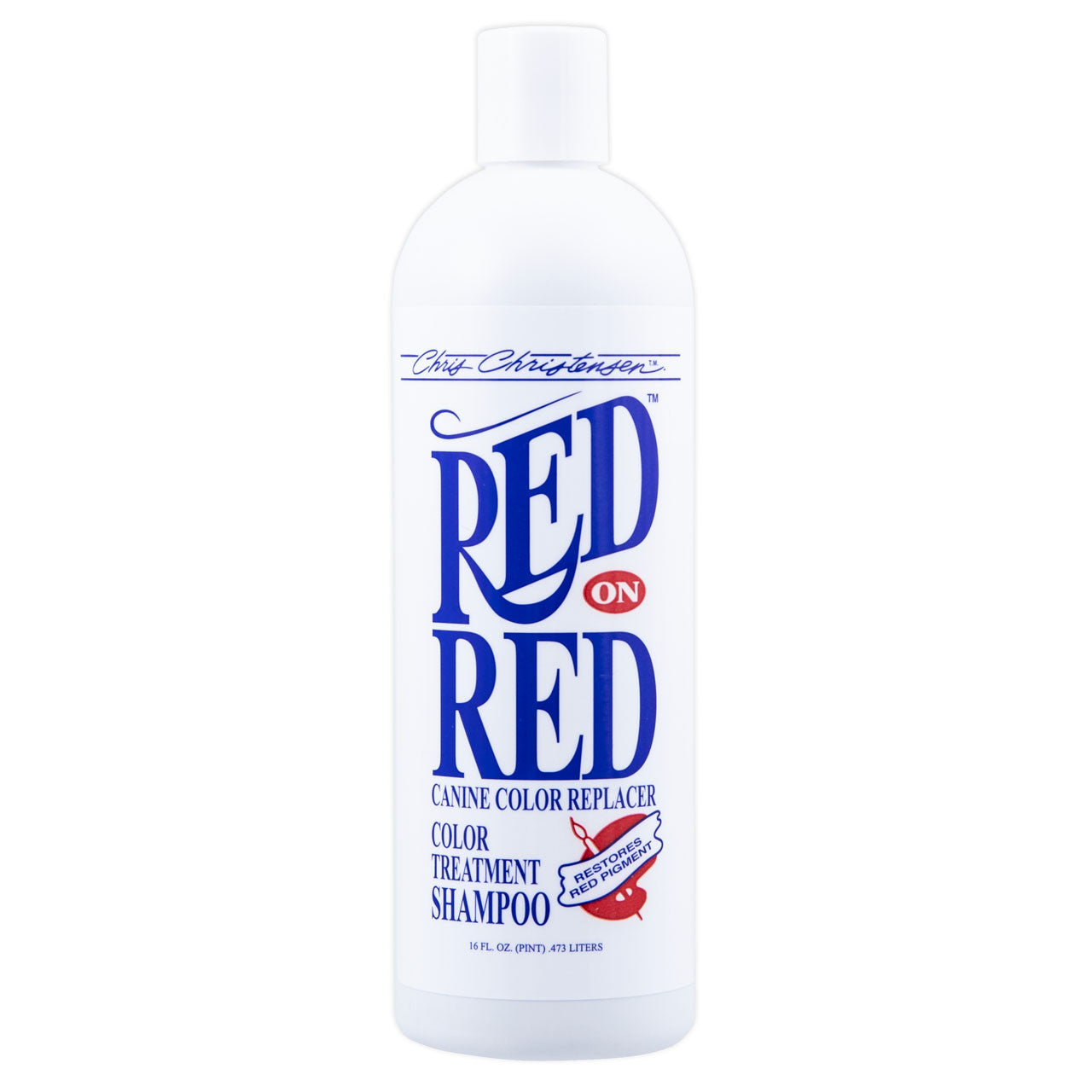 Chris Christensen Red on Red Shampoo, Farbintensivierendes Shampoo Hund und Katze, 473 ml