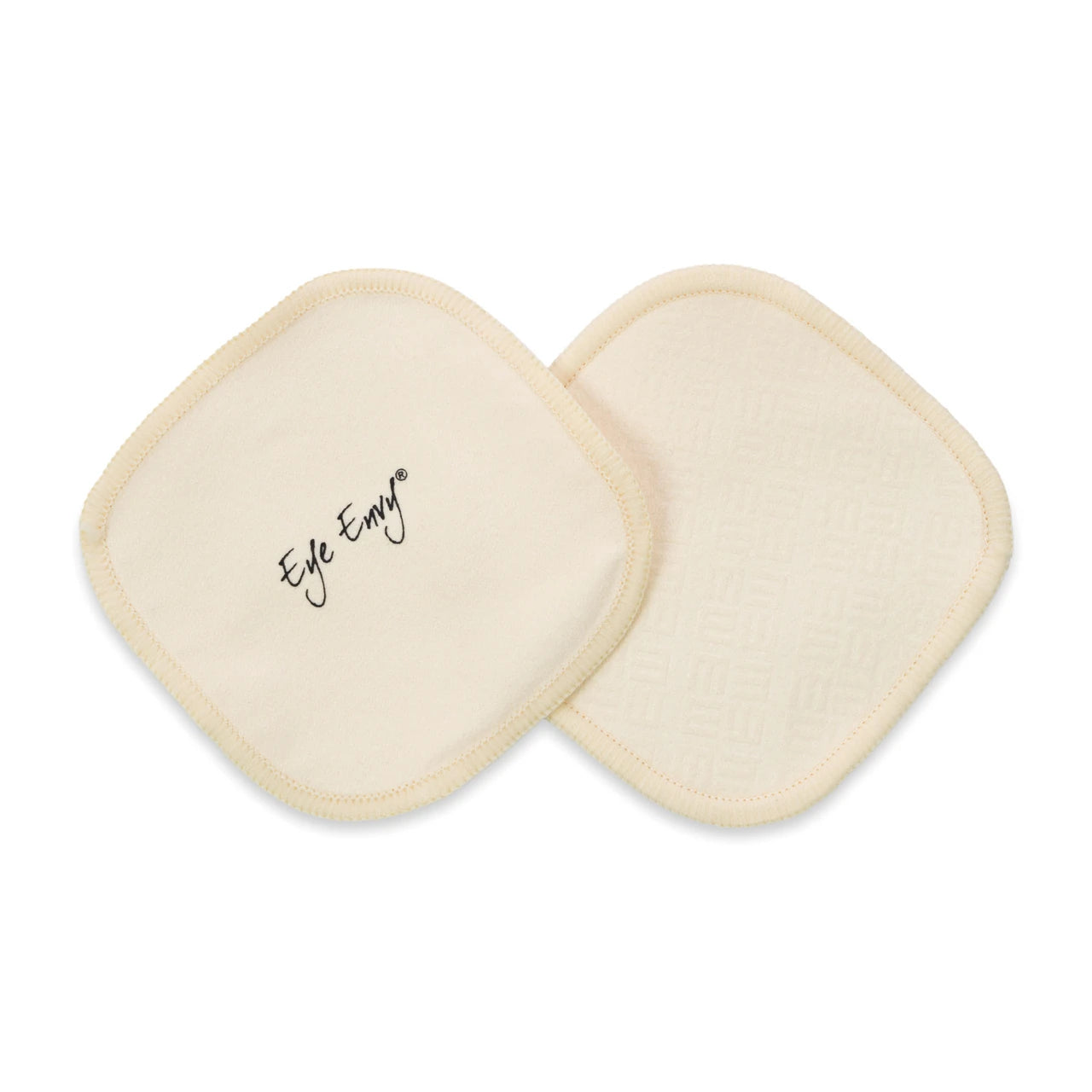 Eye Envy waschbare Applikator-Pads – strukturierte und glatte Seite