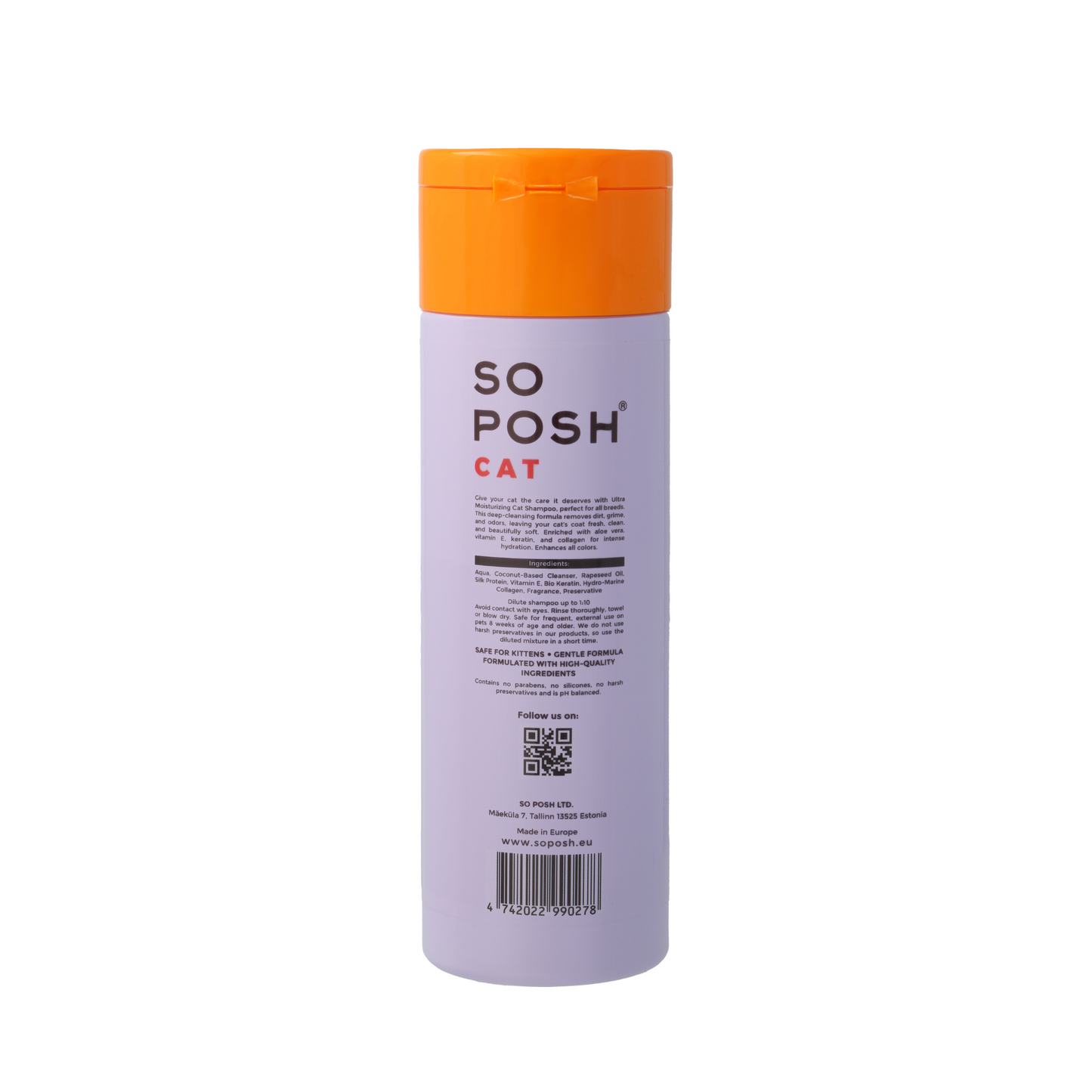 So Posh Satin Magic Ultra Moisturizing Cat Shampoo Feuchtigkeitspflege für Katzenfell