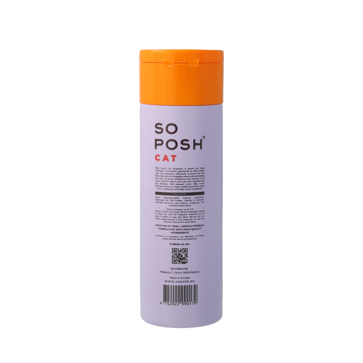 So Posh Silky Touch Cat Shampoo – Entwirrend & Pflege für glänzendes Fell