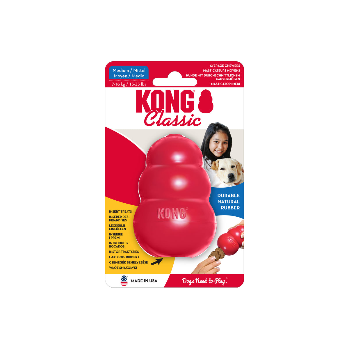 Coming soon - KONG Classic – Hundespielzeug aus Naturkautschuk