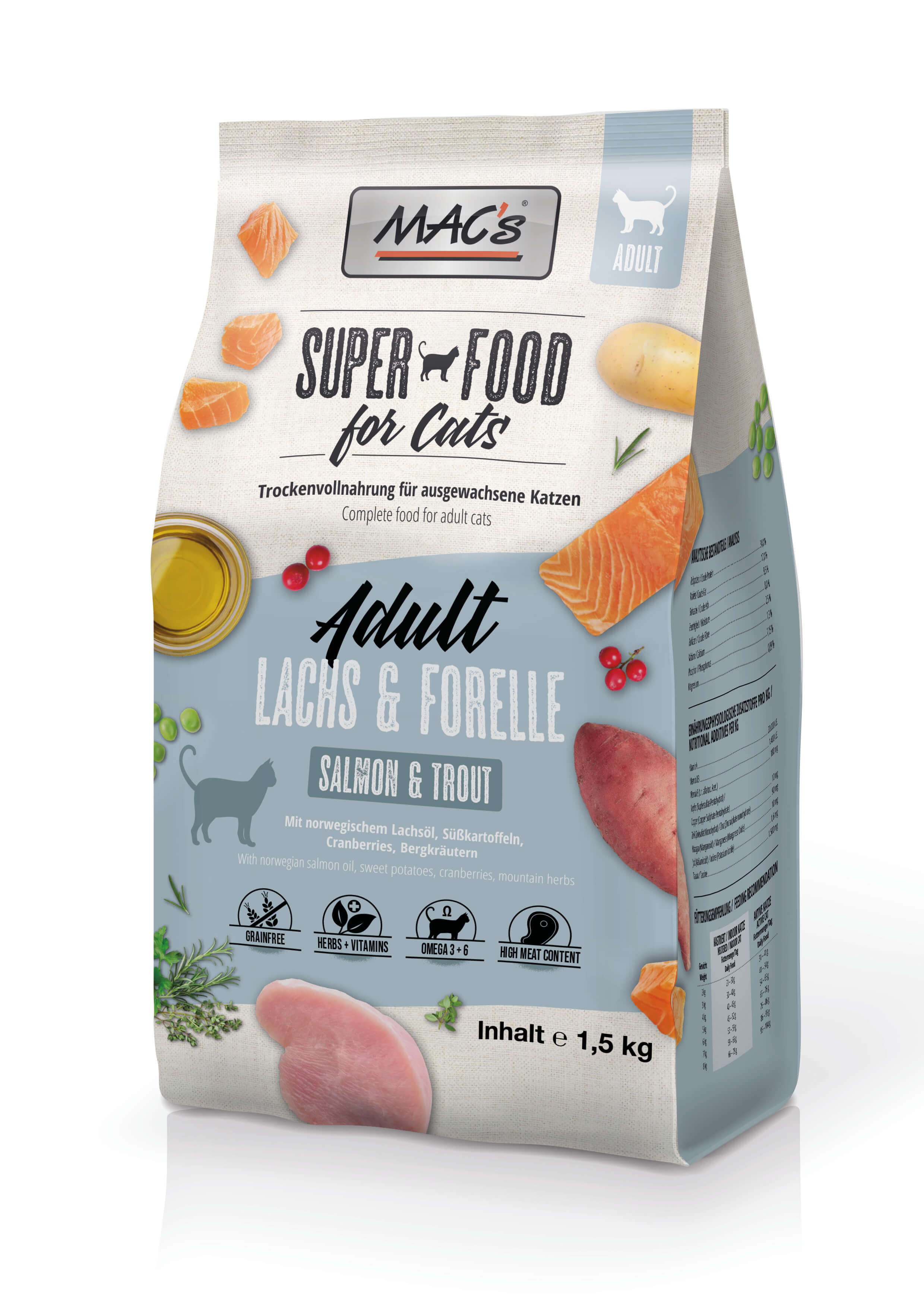Mac's Cat Trockenfutter Lachs & Forelle