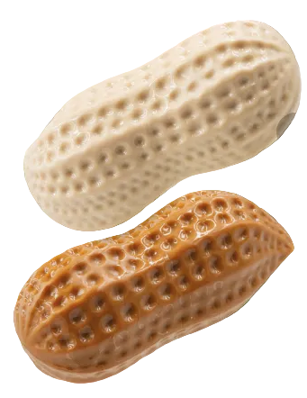 TUFFS x Dog Life Nutty mit Duft – Erdnuss-Quietschspielzeug für Hunde