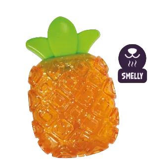 TUFFS x Dog Life Fruity mit Duft – Obst-Quietschspielzeug für Hunde