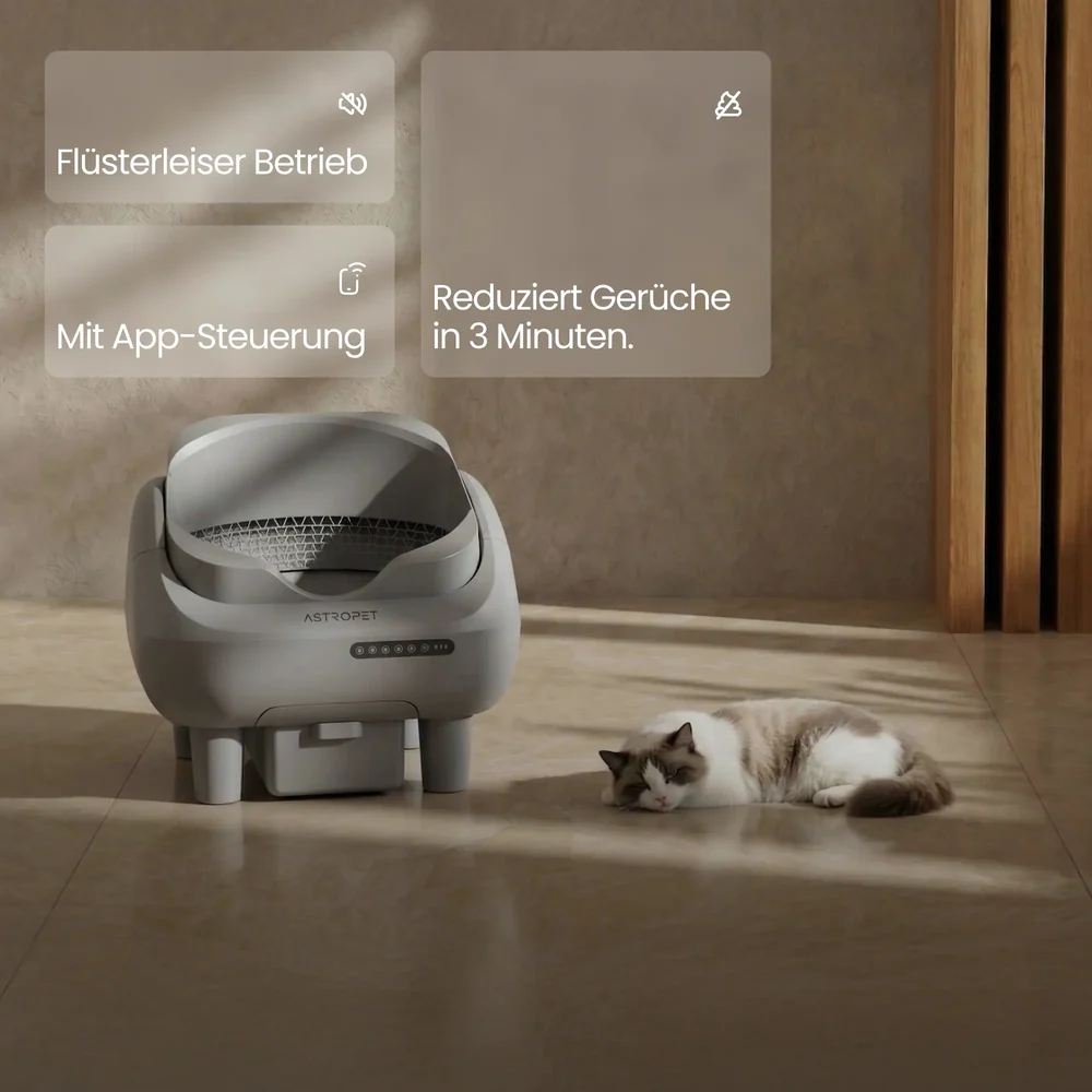 AstroPet Venus – Selbstreinigende Katzentoilette