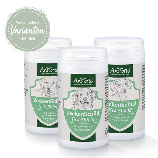 AniForte® ZeckenSchild Kapseln Unterstützt den Schutz vor Zecken mit Bierhefe & Vitamin B1, für Hunde