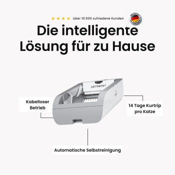 AstroPet Helios – kabellose Bedienung und 14-tägige Geruchskontrolle