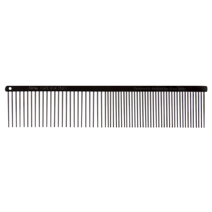 Show Tech Greyhond Anti-Static Comb, Combinationskamm fein - grob Teflon beschichtet, 19 cm