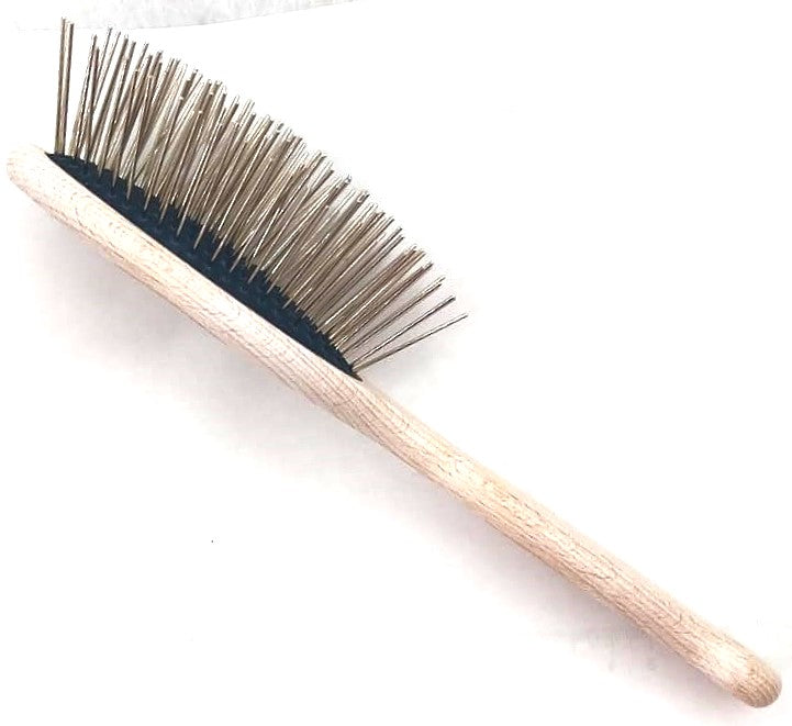 #1 All Systems Pin Brush Holz 35 mm Metallpins für dichtes & raues Fell