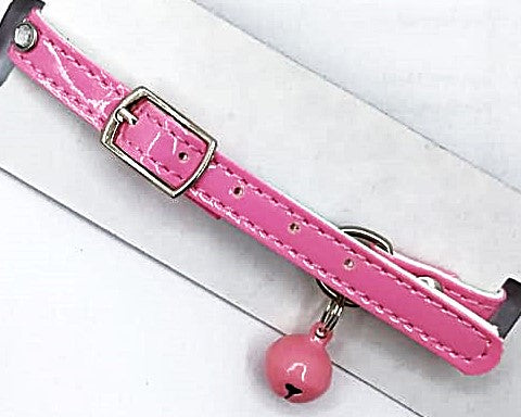 Katzenhalsband - Cat Collar mit Straßsteinchen rosa oder blau