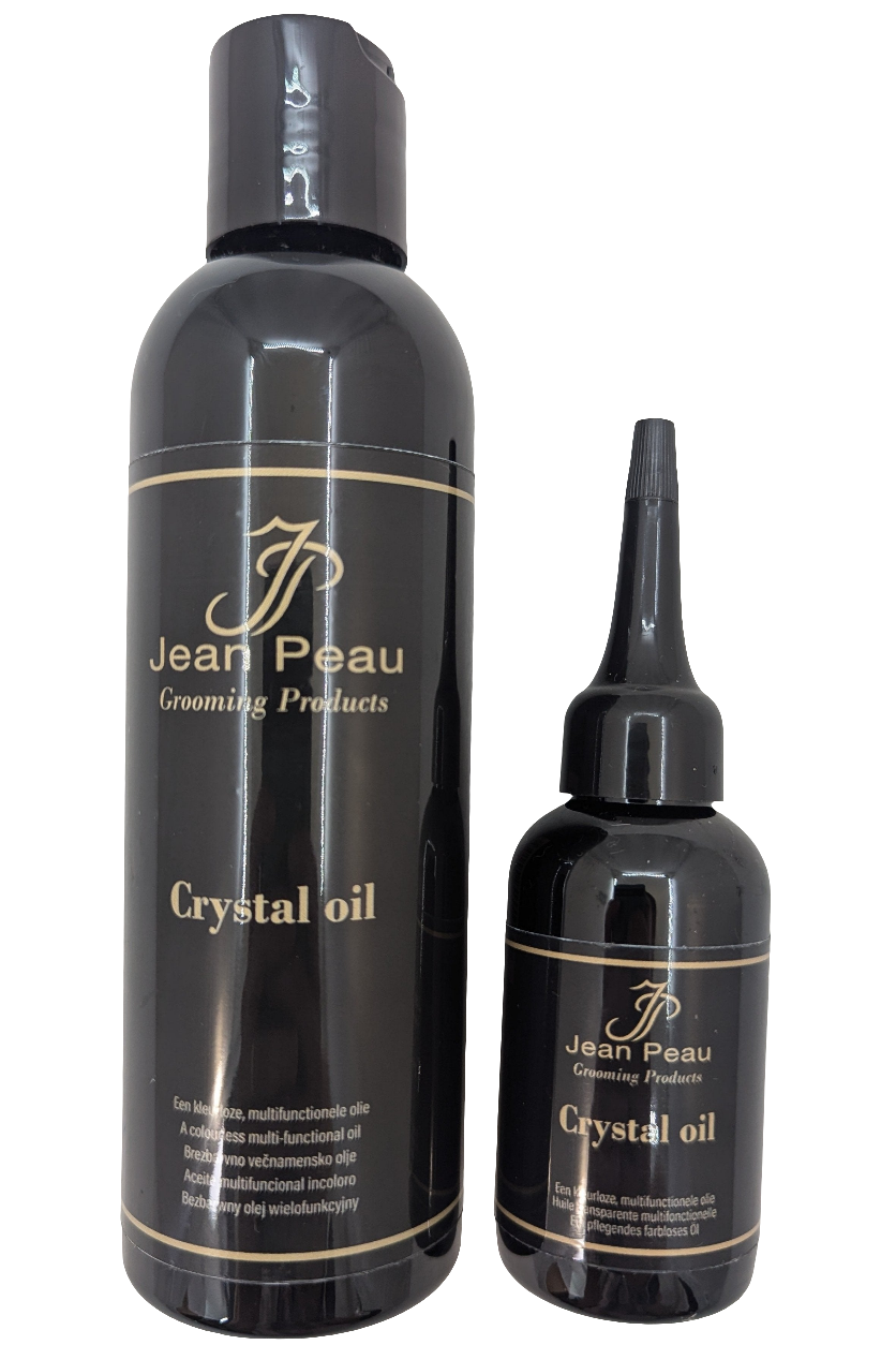 Jean Peau Crystal Öl Pflegeöl, Fellverfärbung, Tränenstein, Fettschwanz