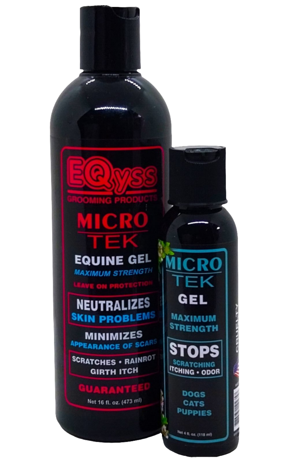 Eqyss, Micro-Tek Medicated Gel – Leave-on-Schutz für Hunde, Katzen und Welpen mit Hautproblemen