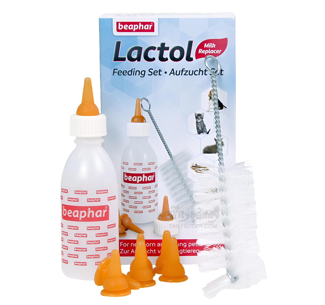 Beaphar Aufzuchtflaschen Set 35ml (1.2 oz) Welpenflasche Katze Hund Aufzucht