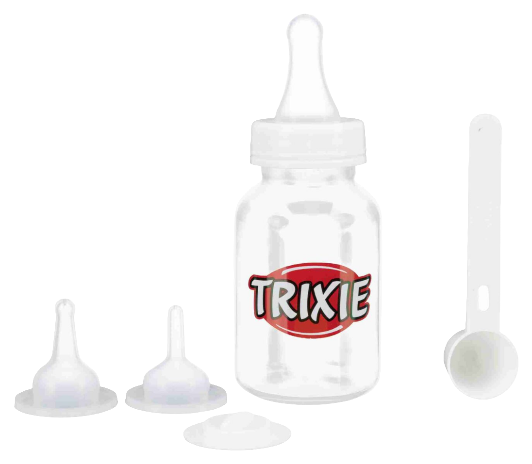 Trixie Saugflaschen Set - groß für Kitten und Welpen verschiedener Größen, 120ml