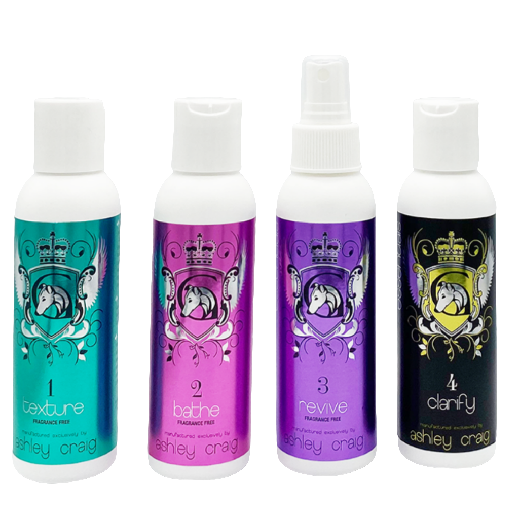 Ashley Craig ESSENTIALS Starter Kit 4x118ml Parfümfrei Probier Set Fellpflege