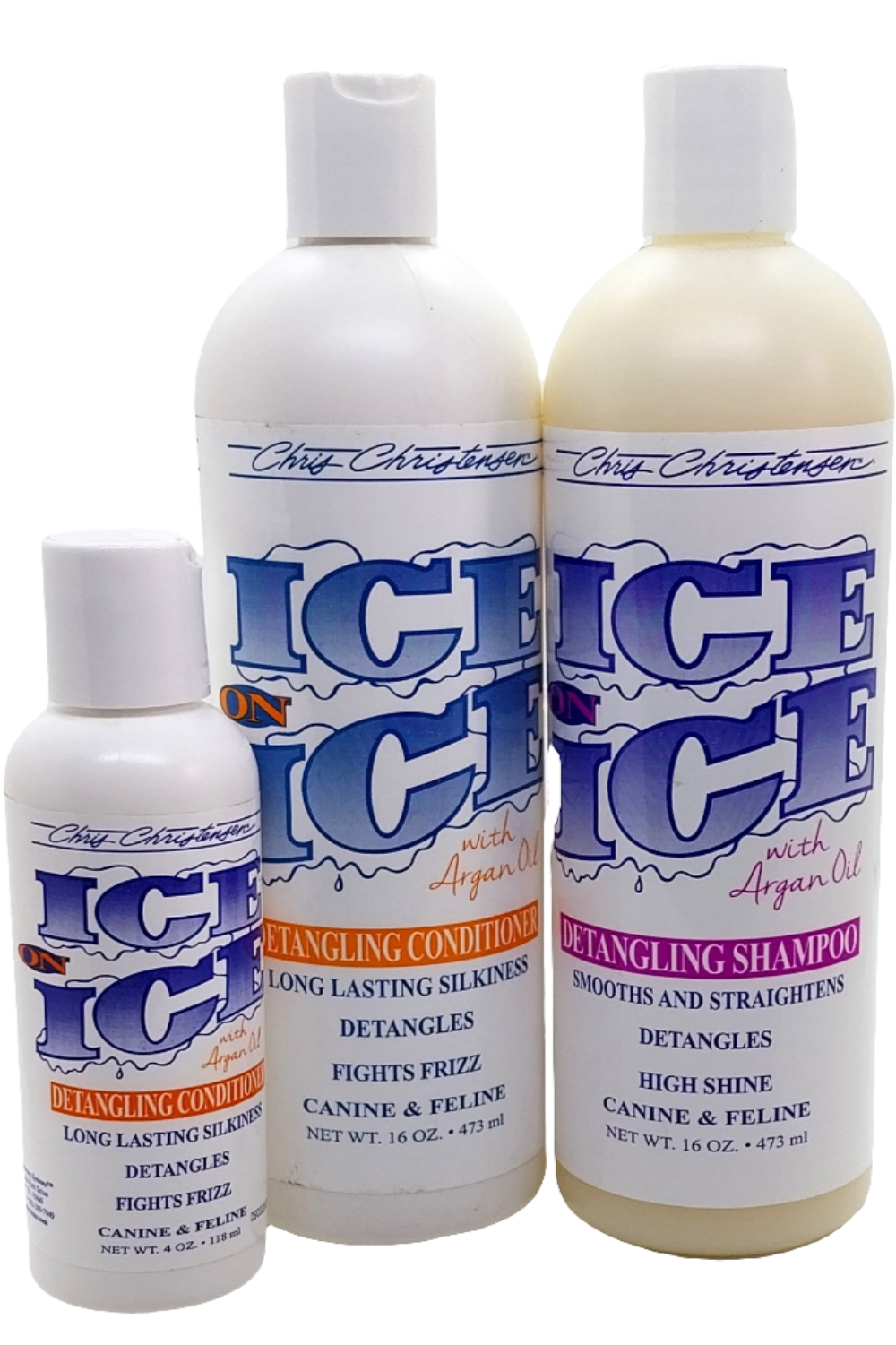 Chris Christensen Ice on Ice Detangling Shampoo/Conditioner, Entwirrungs Shampoo/Conditioner