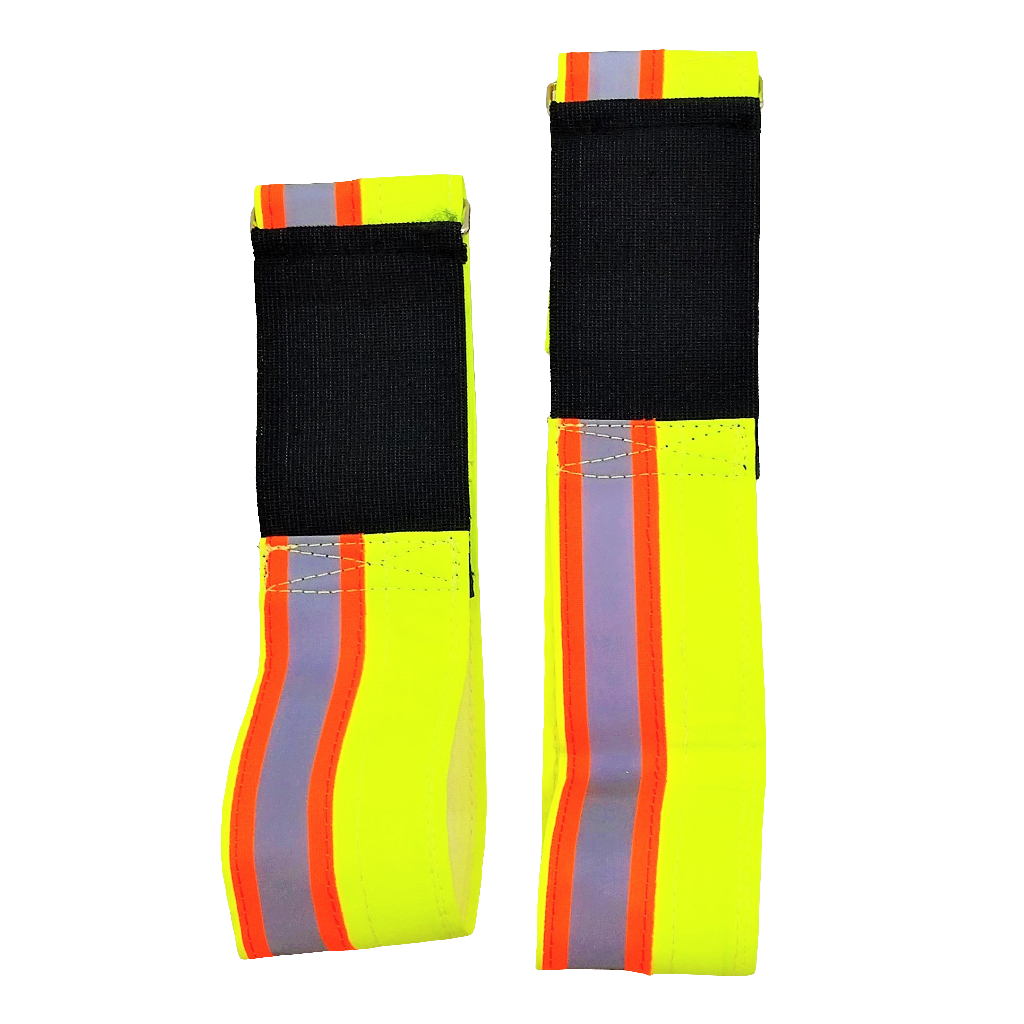 Hundeschutzband Signalband mit Klettverschluss, reflektierend und gut sichtbar, ca. 6 cm breit