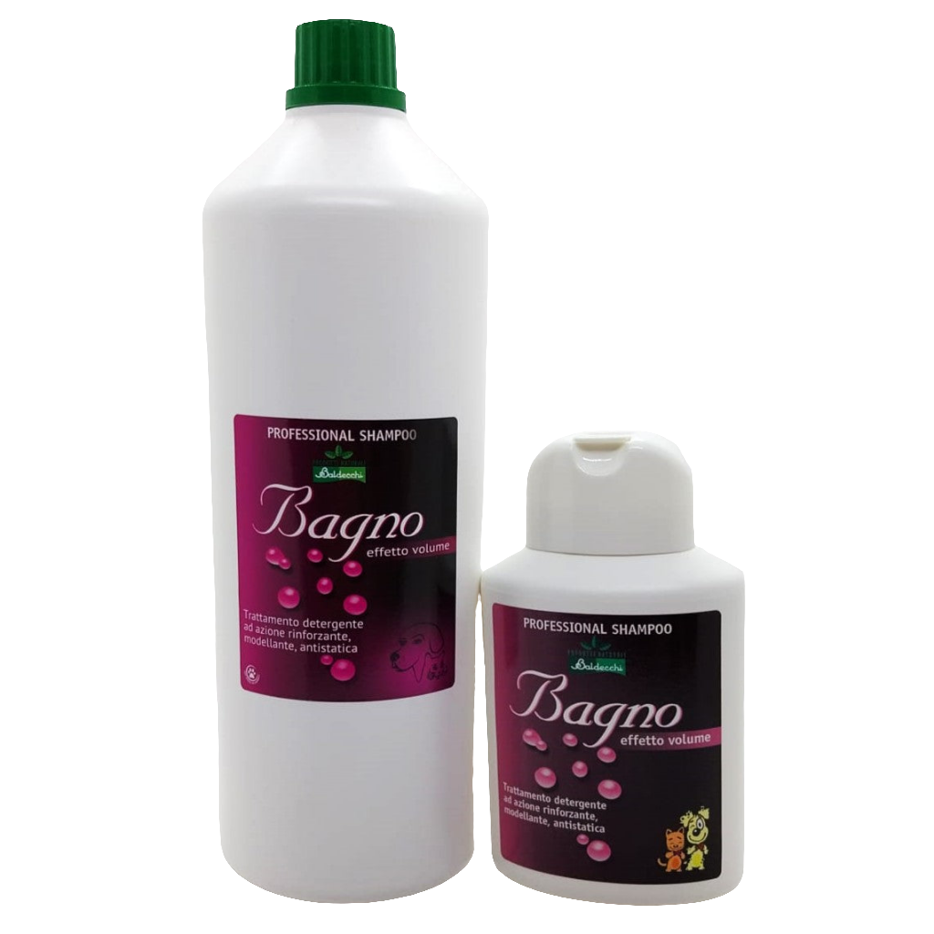 Baldecchi Bagno Effetto Volume, Volumen-Effekt-Bad, Volumen Shampoo für Hunde und Katzen