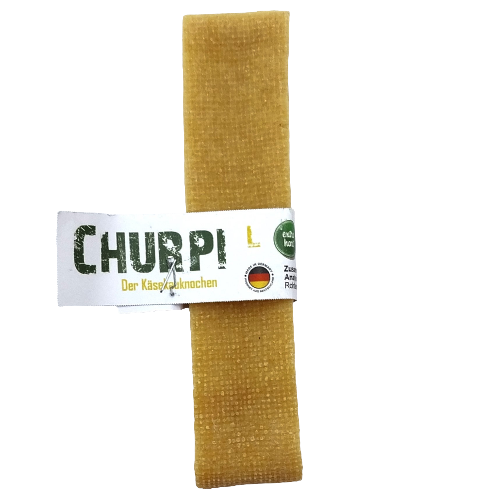 CHURPI - Der Käsekauknochen besonders für sensible Hunde mit Allergien und Unverträglichkeiten