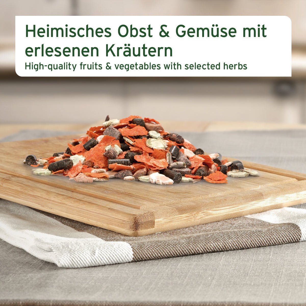 Aniforte BARF-Line Früchte & Gemüse mit Kräutern - Glutenfreie Flocken für Hunde