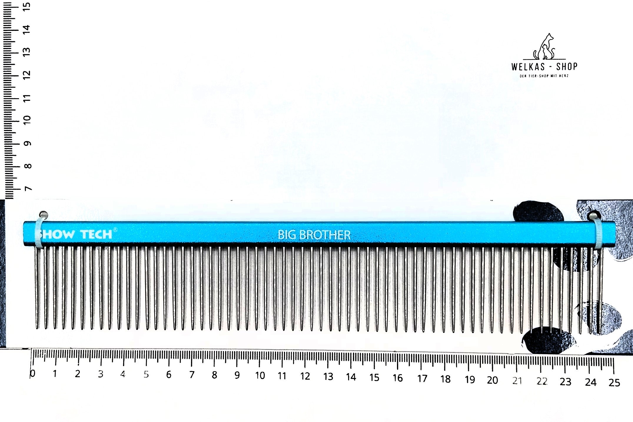 Show Tech Big Brother Comb, robuster Kamm für alle Felle, Pudelkamm für schweres dickes Fell