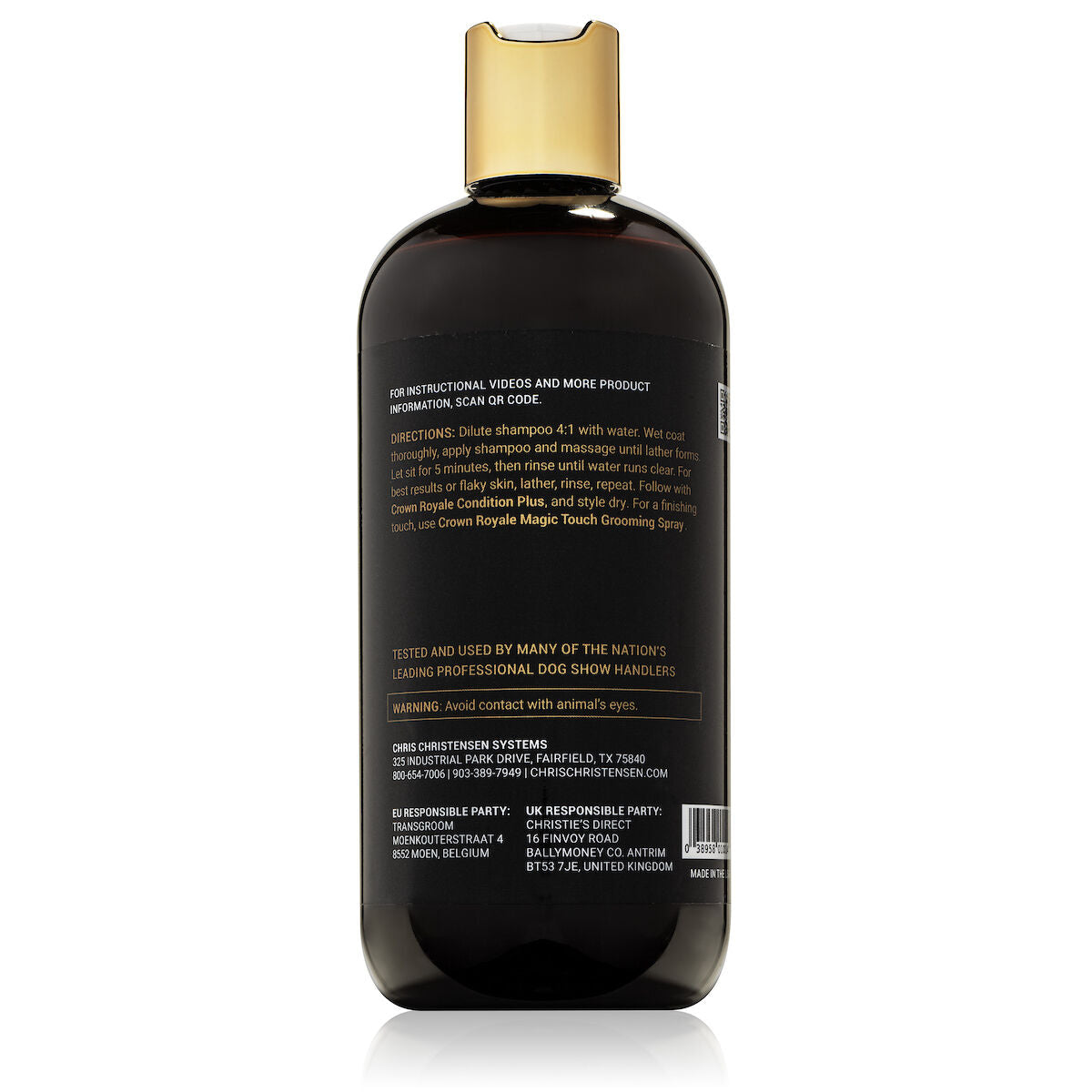 Crown Royale Biovite OB Shampoo #3 für festes dichtes Fell, Pflegeshampoo, Pet-Shampoo