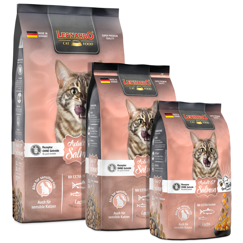 Leonardo Trockenfutter Adult GF Salmon, Lachs