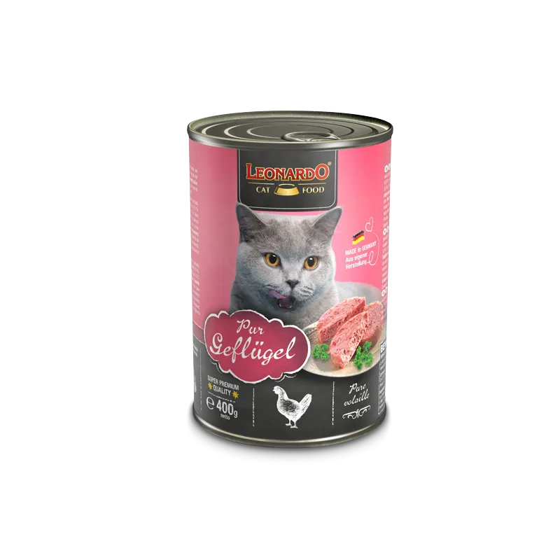 LEONARDO® Quality Selection - Dosen Nassfutter Katzenfutter 400 gramm