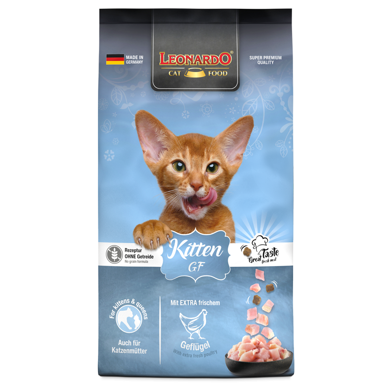 Leonardo Trockenfutter Kitten GF, Fisch und Geflügel