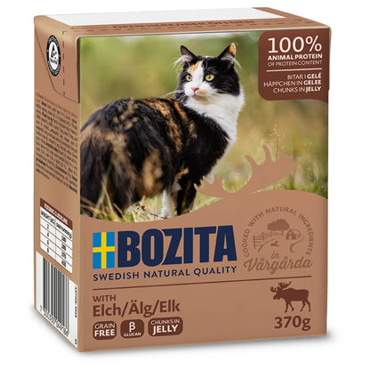 Bozita Häppchen in Gelee Nassfutter Katzenfutter 370 gramm