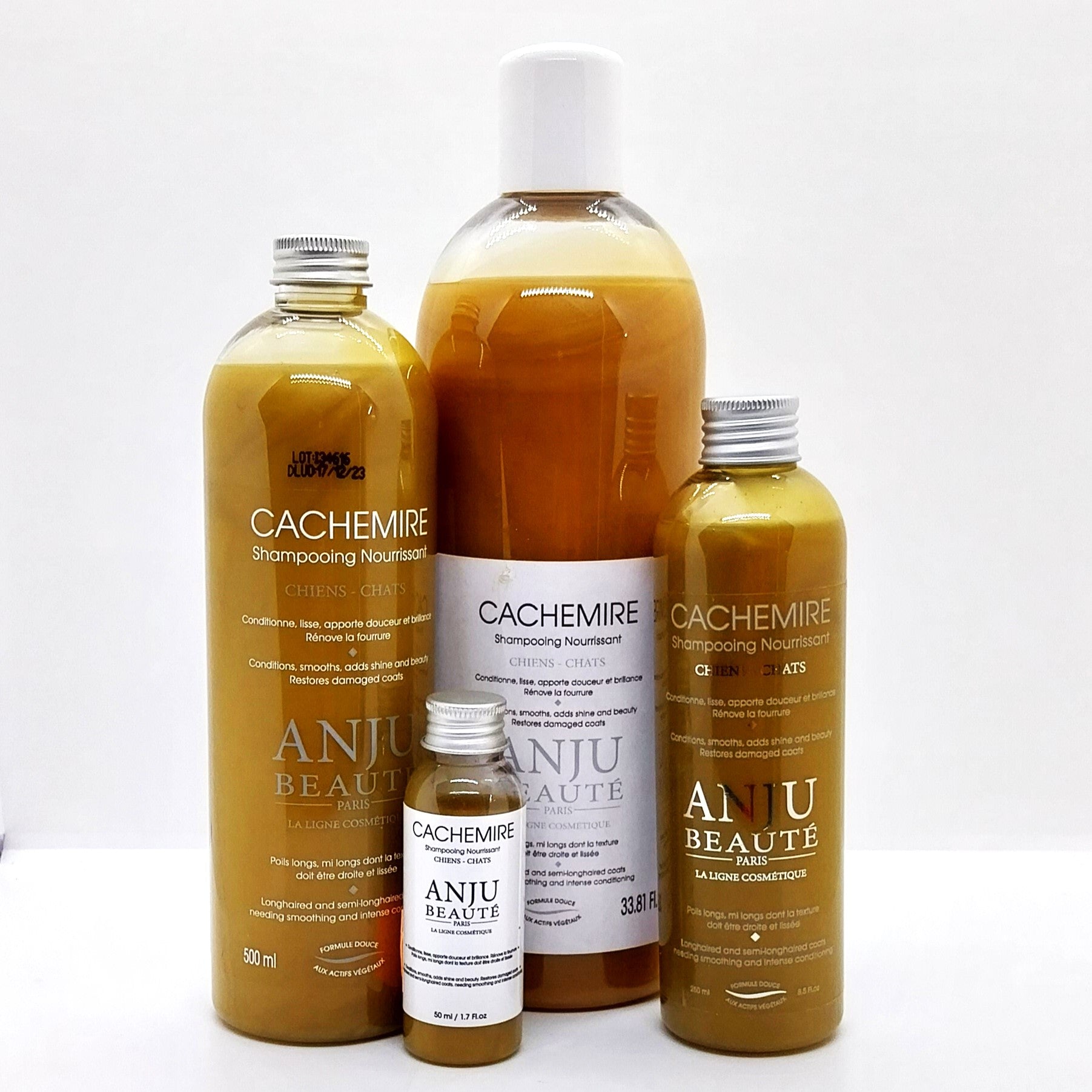 Anju Beauté Cachemire Shampoo Glättungsshampoo Hundeshampoo Katzenshampoo