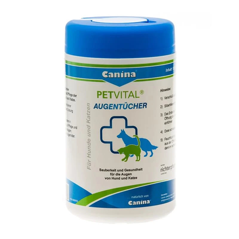 Canina Petvital Augentücher – 120 Stück