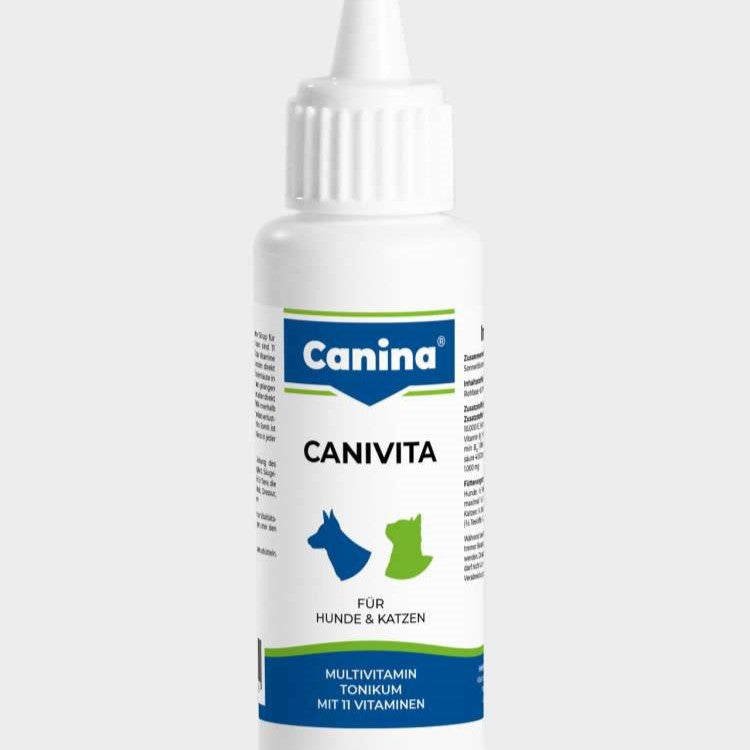 Canina CANIVITA Emulgiertes Multivitamin-Tonikum mit 11 lebenswichtigen Vitaminen für Hund & Katze