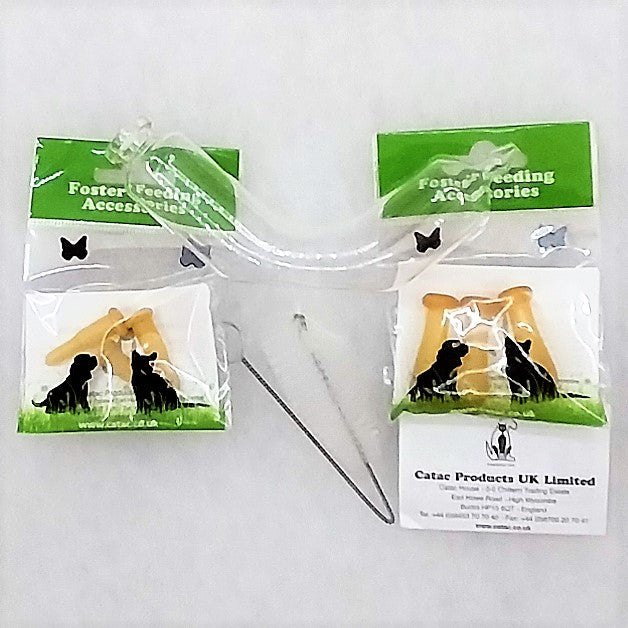Catac Foster Feeding Bottle, Aufzuchtflasche für Kitten, Welpen, Wildtiere