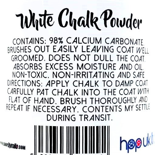 Bymilo White Chalk Powder, weißer Kreidepuder, Calcium Carbonate Puder, Trimmpuder 500 gr