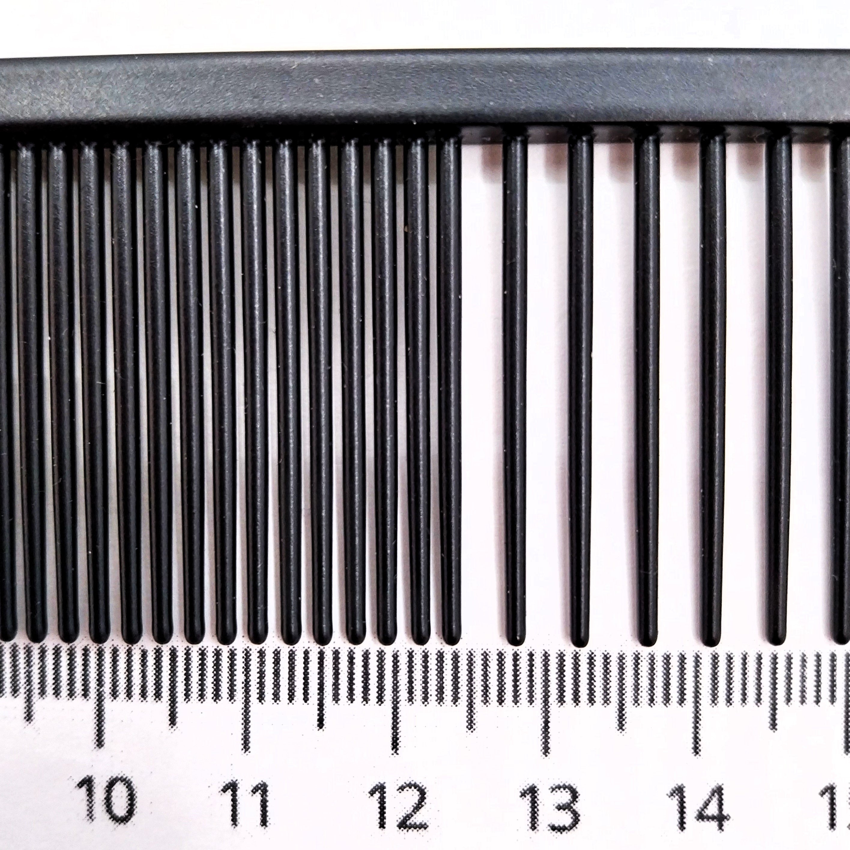 HPP Combinationskamm, Pudelkamm Teflon beschichtet antistatisch, gob - medium gezahnt, 25 cm lang